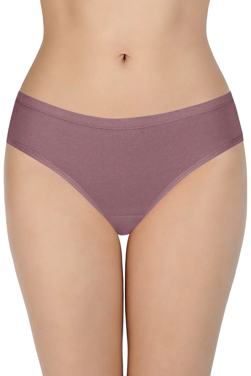 100% Cotton Bikini Panty Pack (Pack of 3) - D001 - Solid