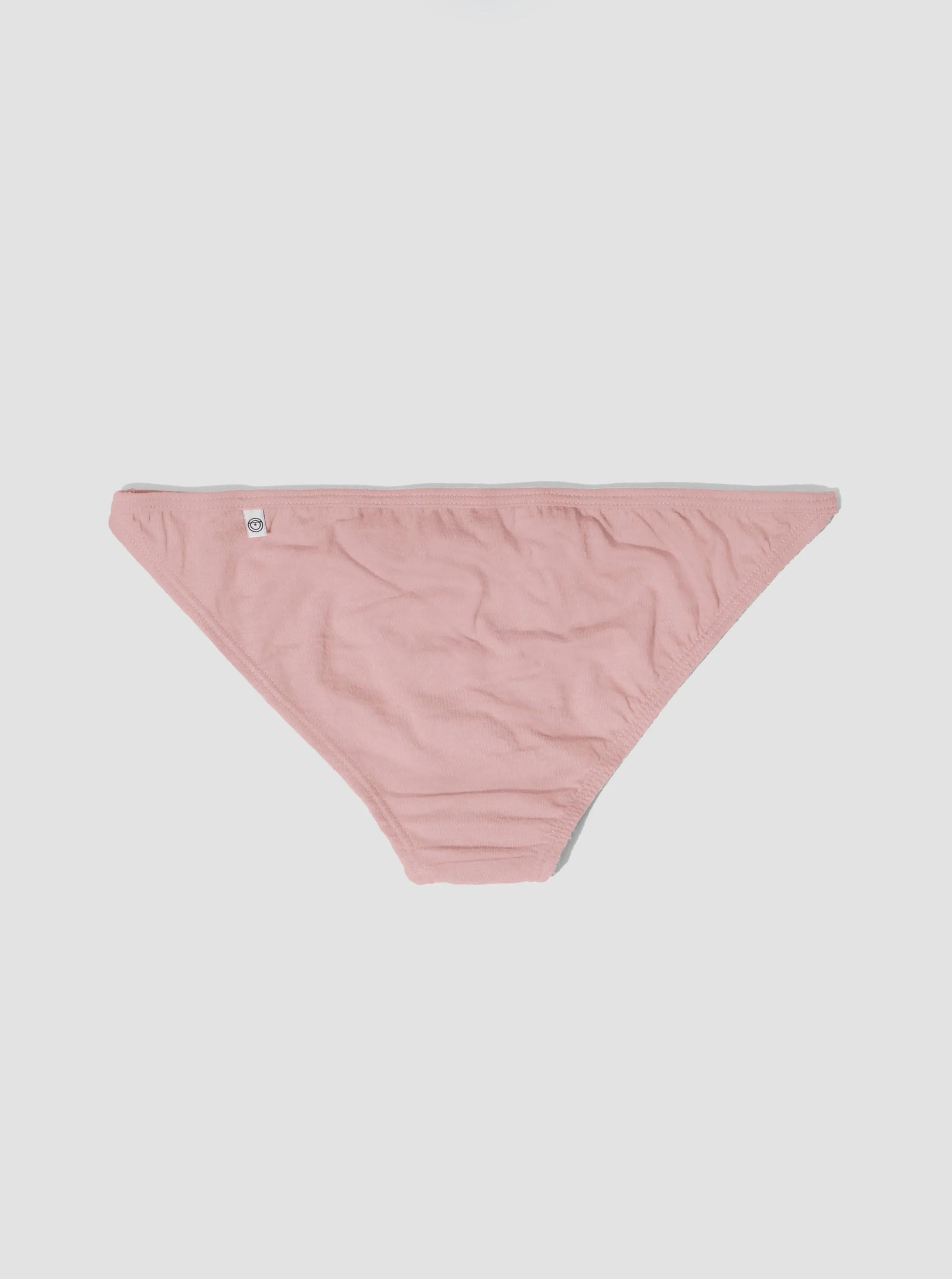 100% Organic Cotton String Bikini - Mauve