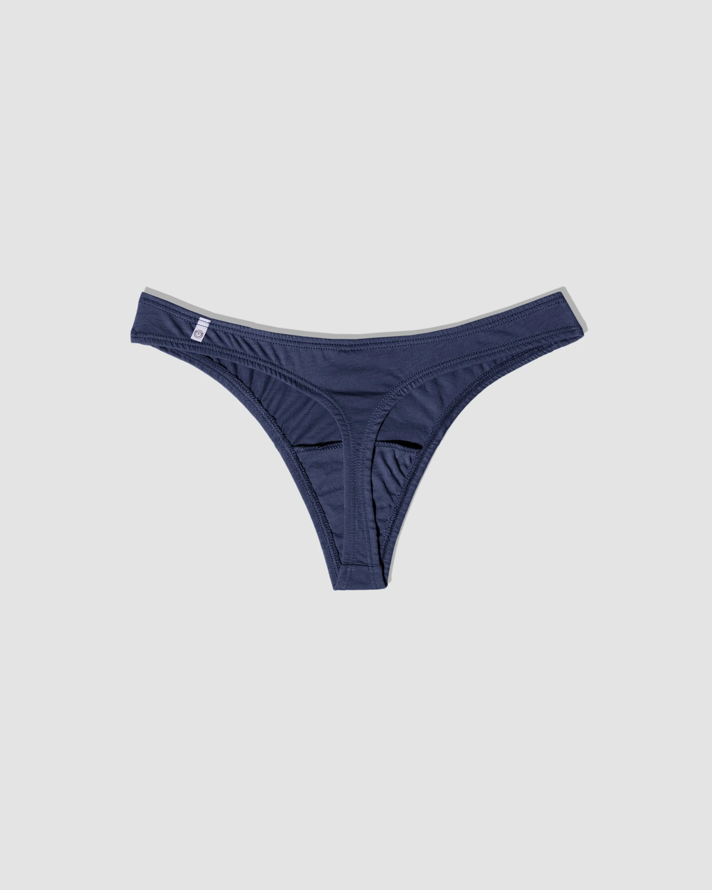 100% Organic Cotton Thong - Lapis