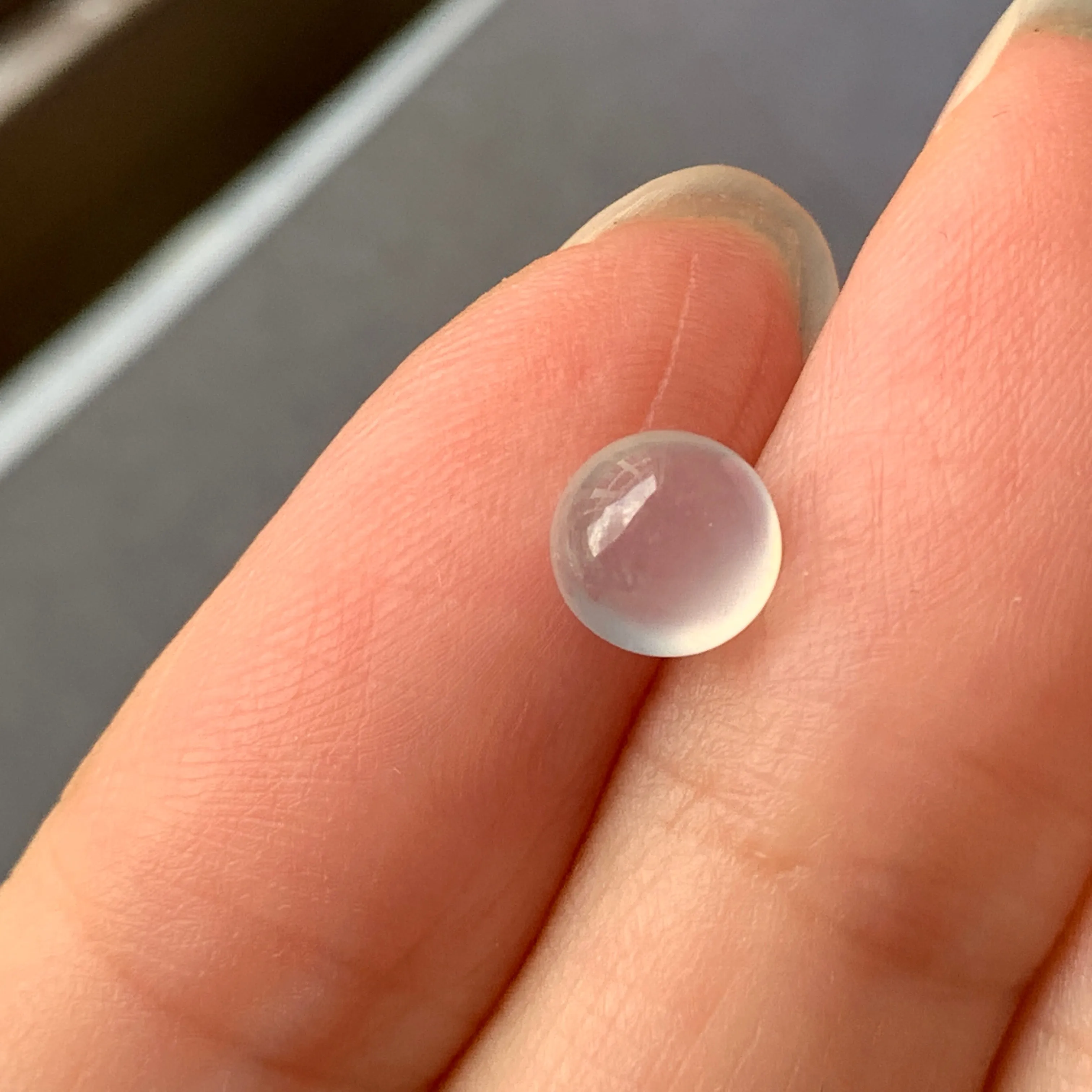 1.20ct Highly Icy A-Grade Natural Jadeite Round Cabochon No.130319