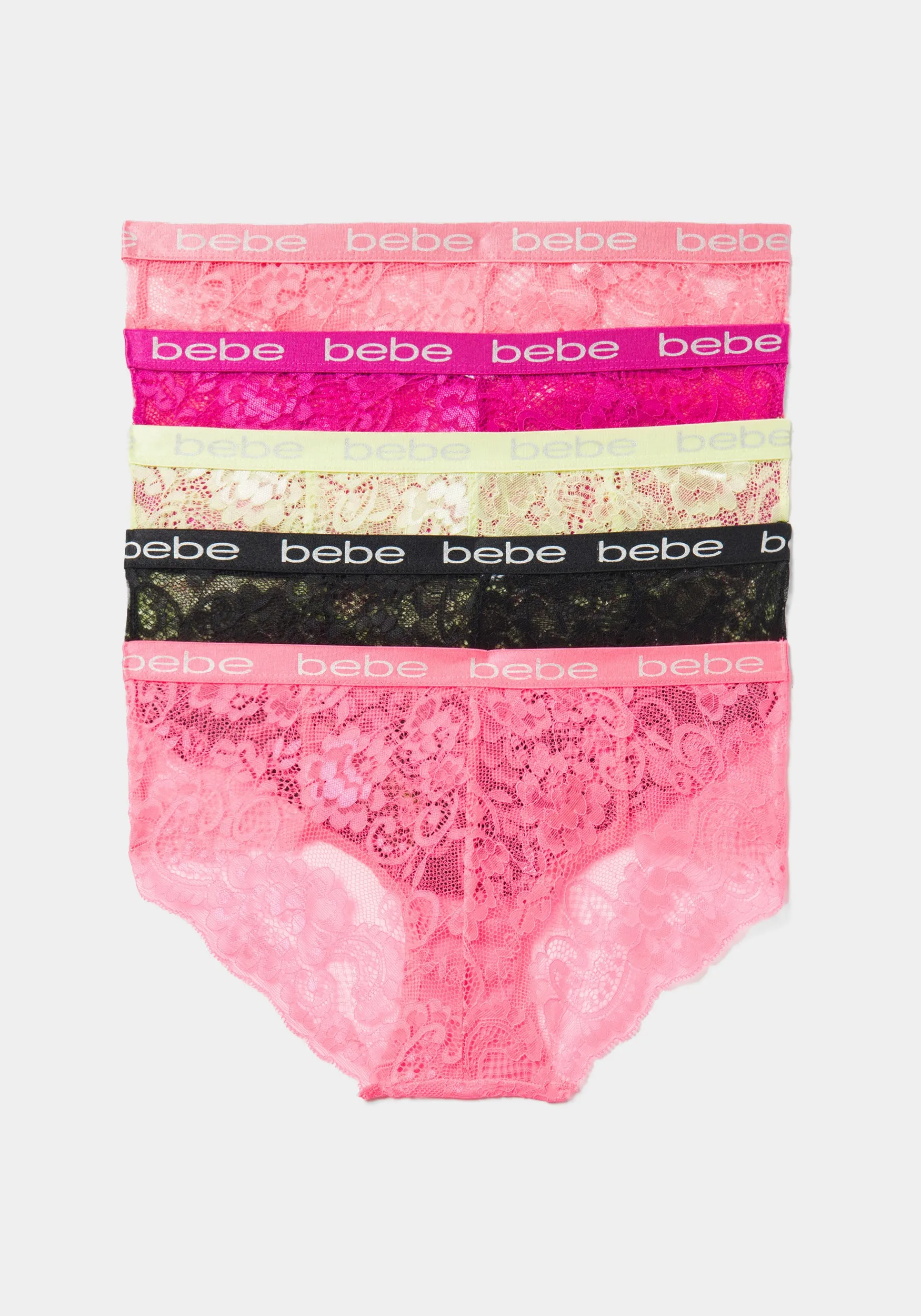 5 Pack Lace Hipster