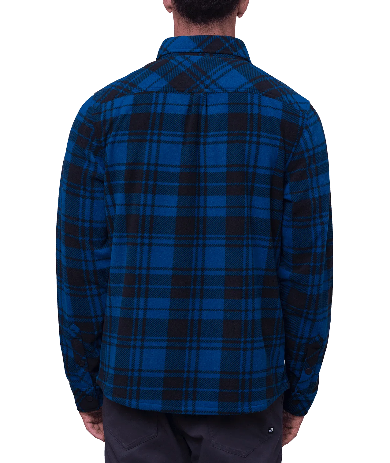 686 Sierra Fleece Flannel Moroccan Blue Plaid