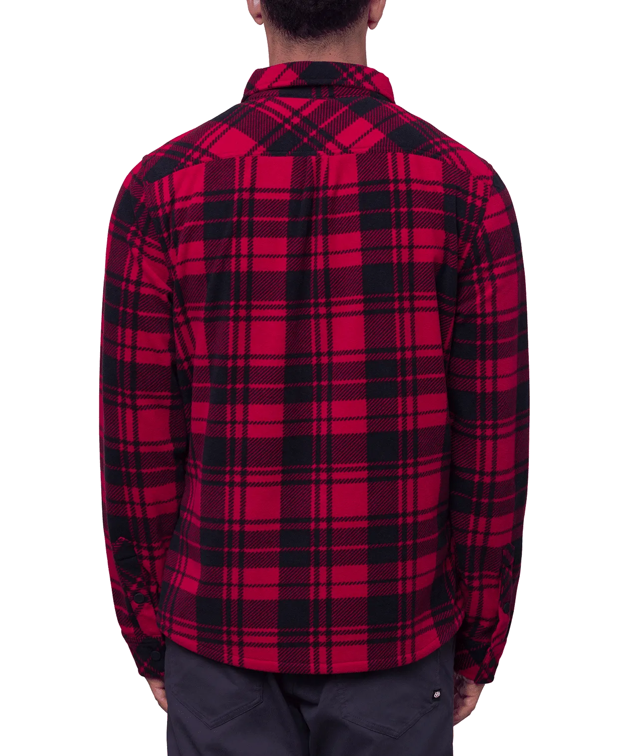 686 Sierra Fleece Flannel Oxblood Plaid