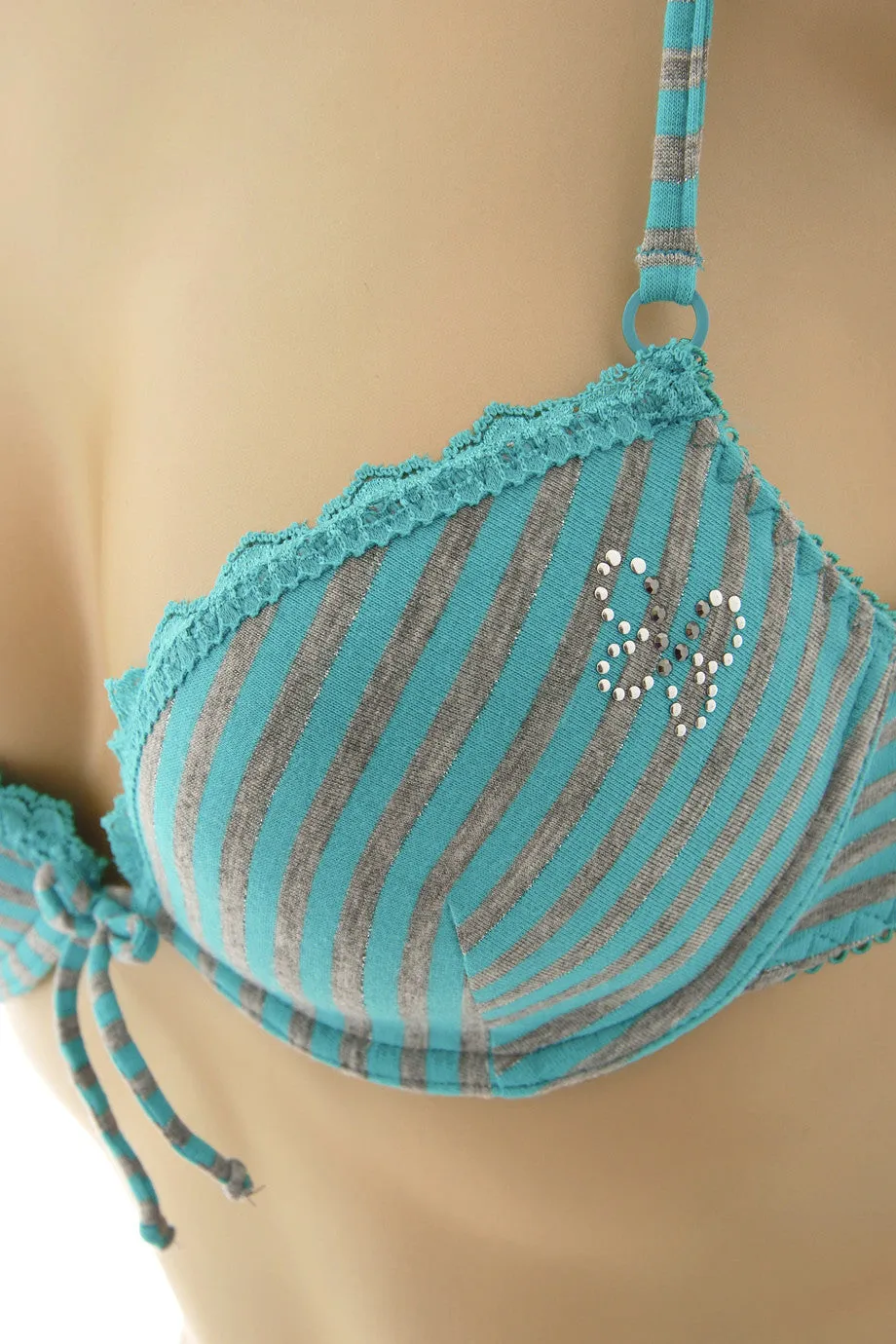 ALOE Turquoise Push Up Bra