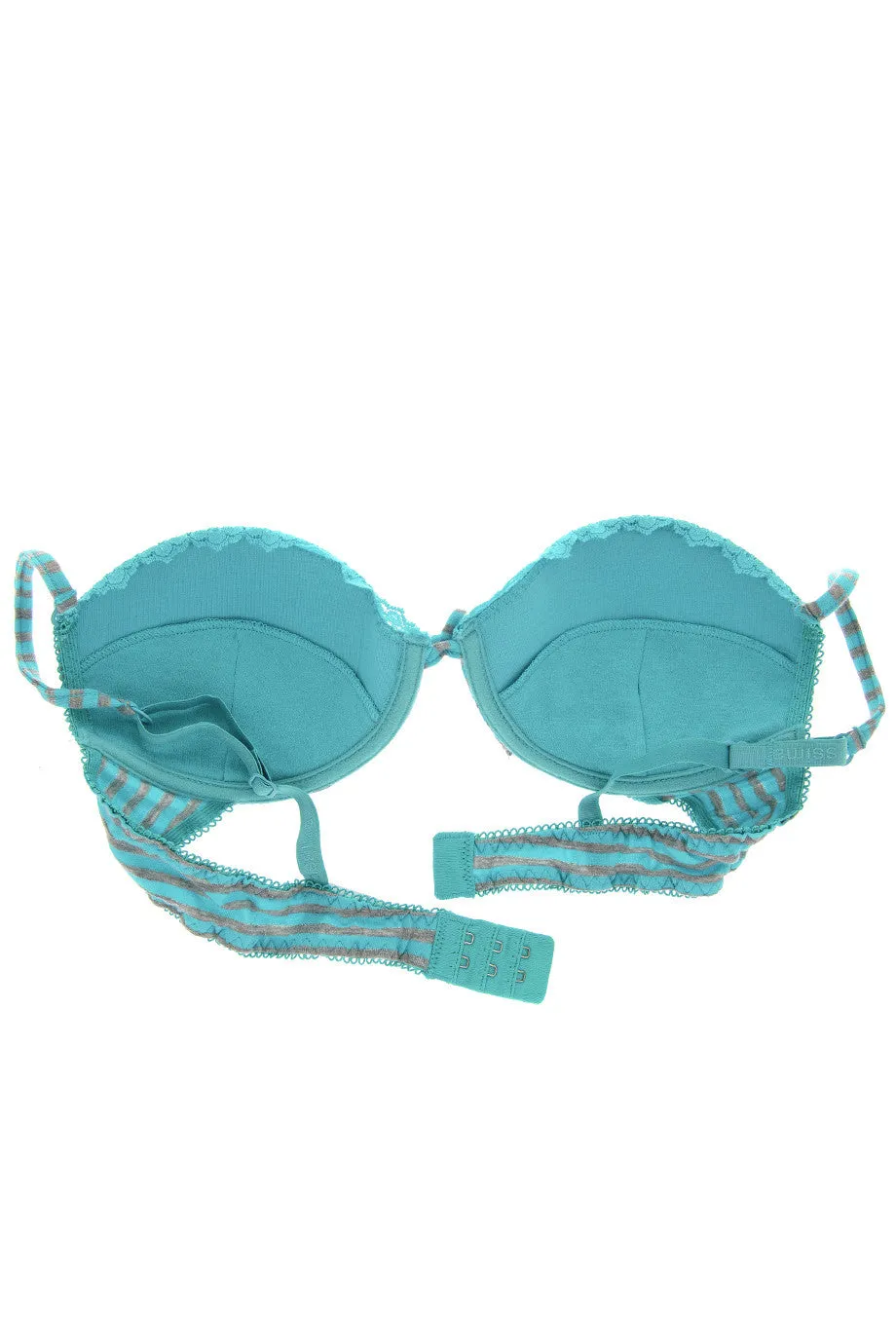 ALOE Turquoise Push Up Bra