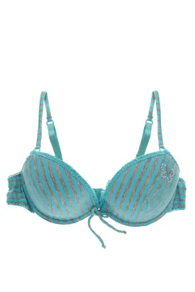 ALOE Turquoise Push Up Bra