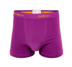 Aubergine - Mens Boxer Shorts