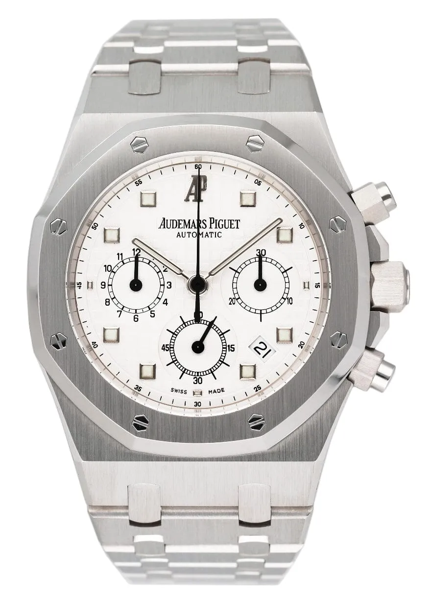 Audemars Piguet Royal Oak 25960BC White Dial Mens Watch