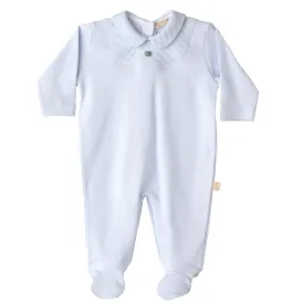 Baby Gi Blue Cotton Sleepsuit