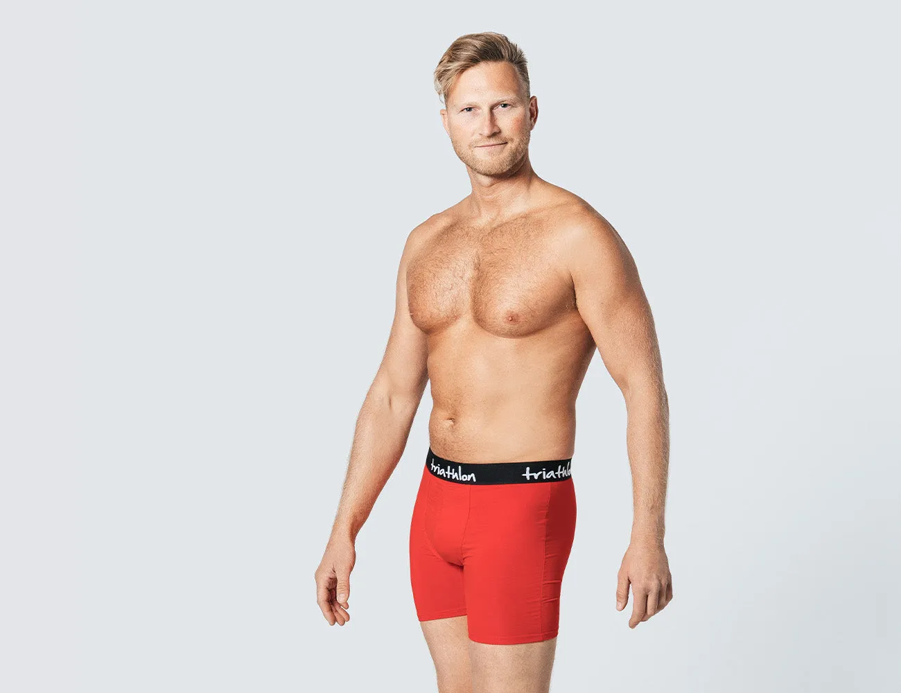 Bambus boxer shorts rød