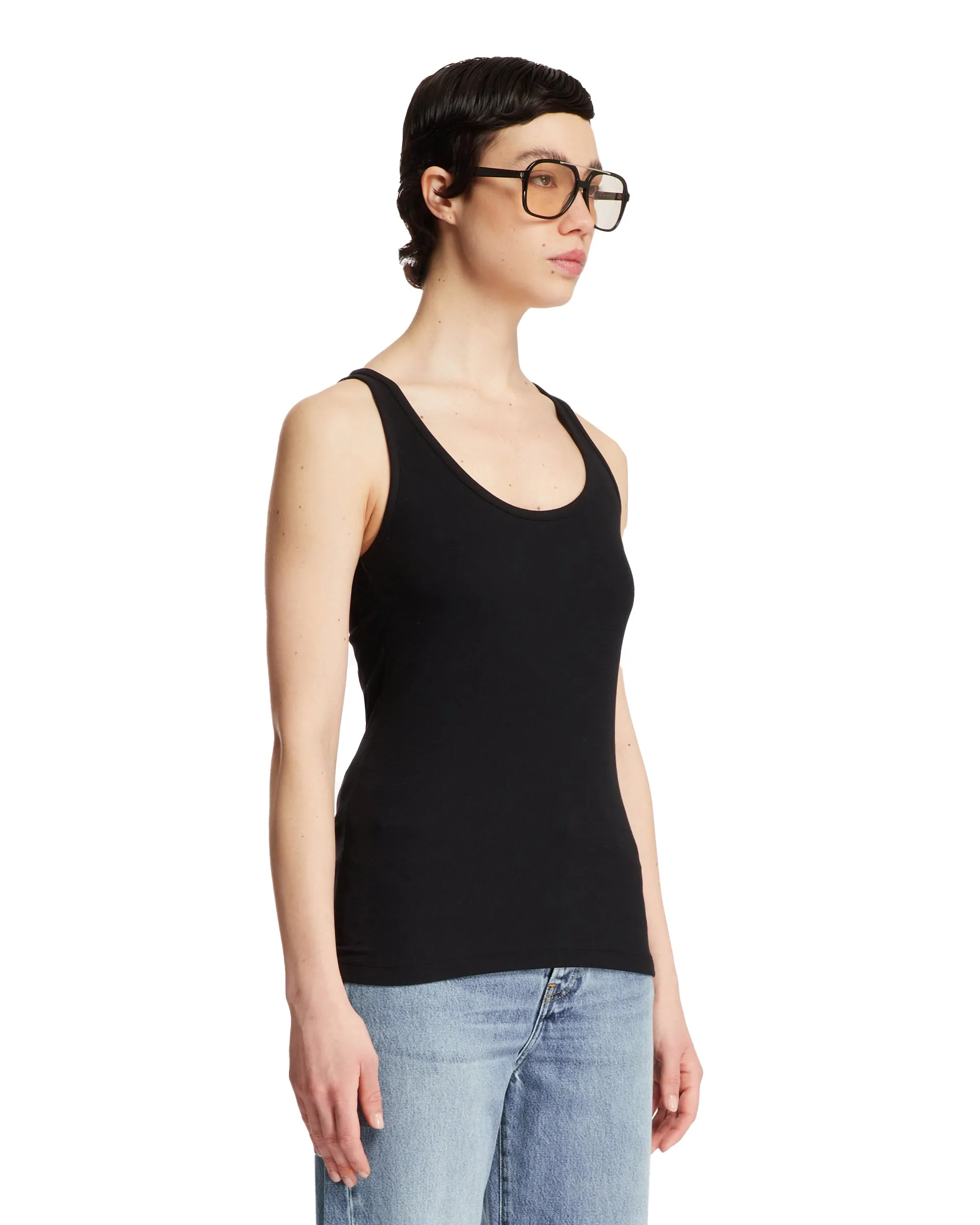 Black Cotton Top