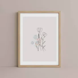 Botanical Illustration Art Print 013 by Chella Prints