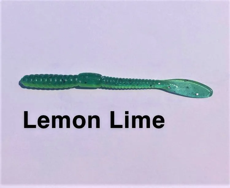 Boxer Baits Finesse Worms "Lemon Lime"