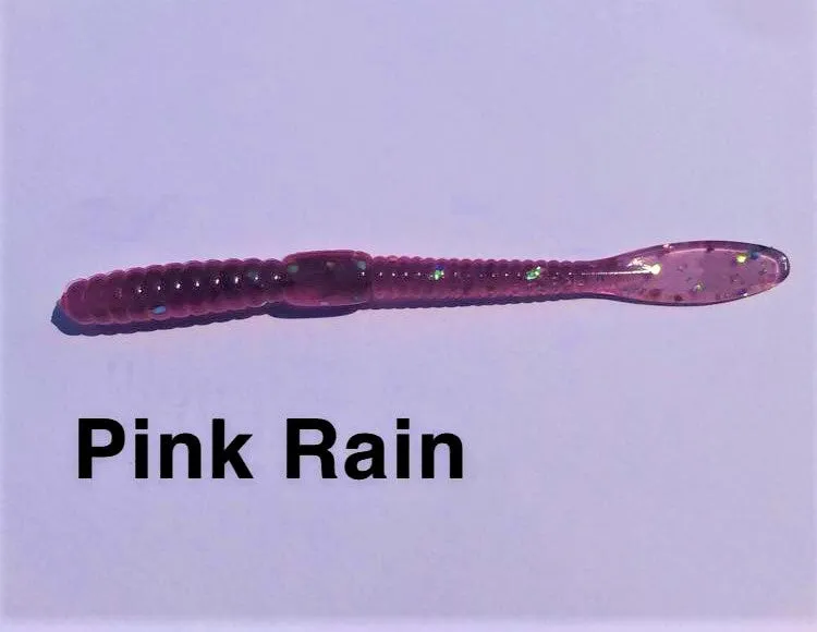 Boxer Baits Finesse Worms "Pink Rain"