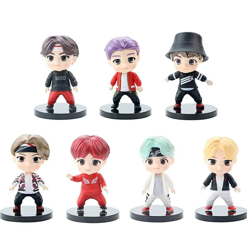 BTS Mini Figures ( Set of 7)- 7 CM