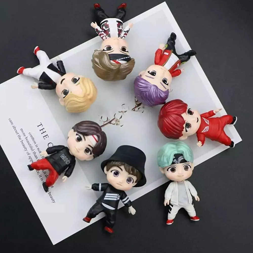 BTS Mini Figures ( Set of 7)- 7 CM