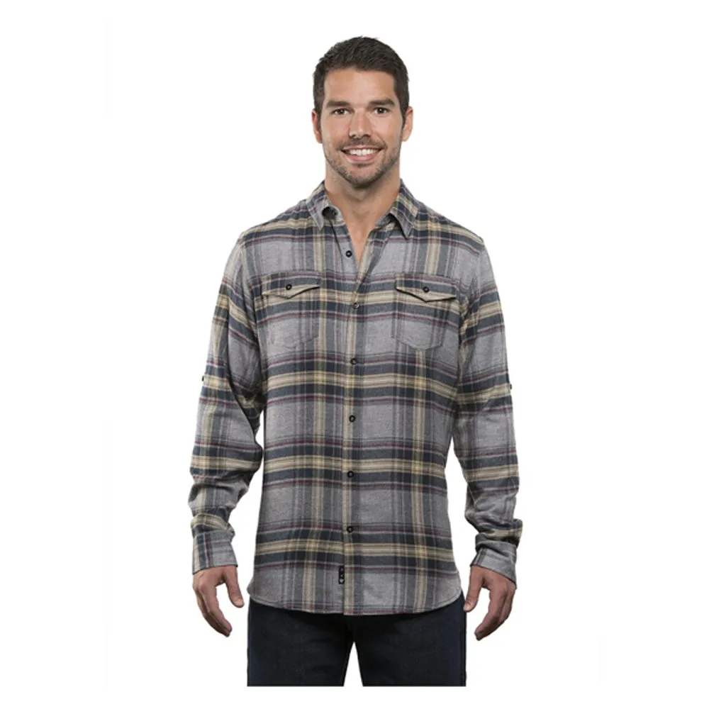 Burnside Yarn-Dyed Long Sleeve Flannel Shirt