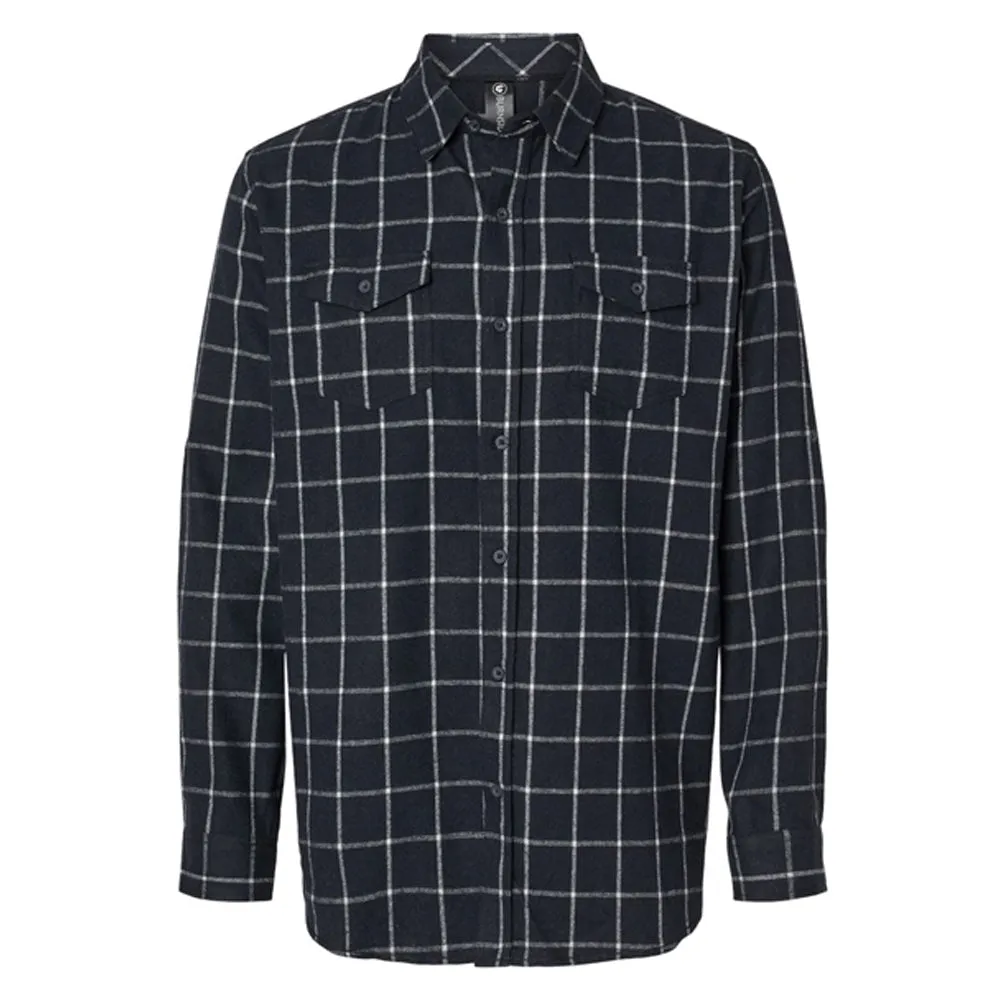 Burnside Yarn-Dyed Long Sleeve Flannel Shirt