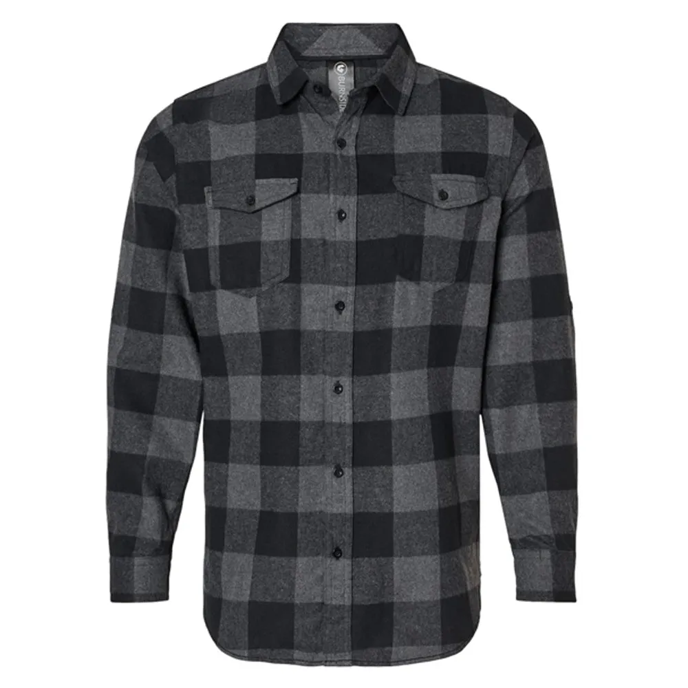 Burnside Yarn-Dyed Long Sleeve Flannel Shirt