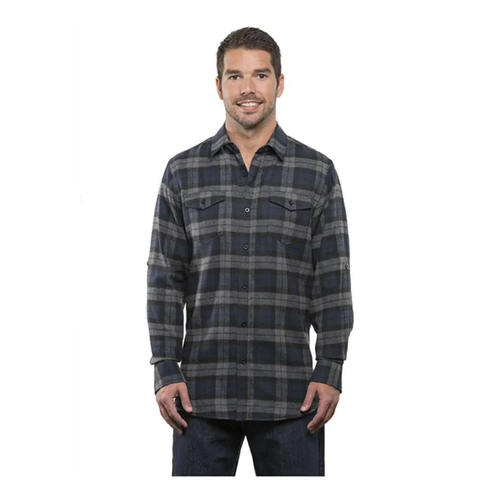 Burnside Yarn-Dyed Long Sleeve Flannel Shirt