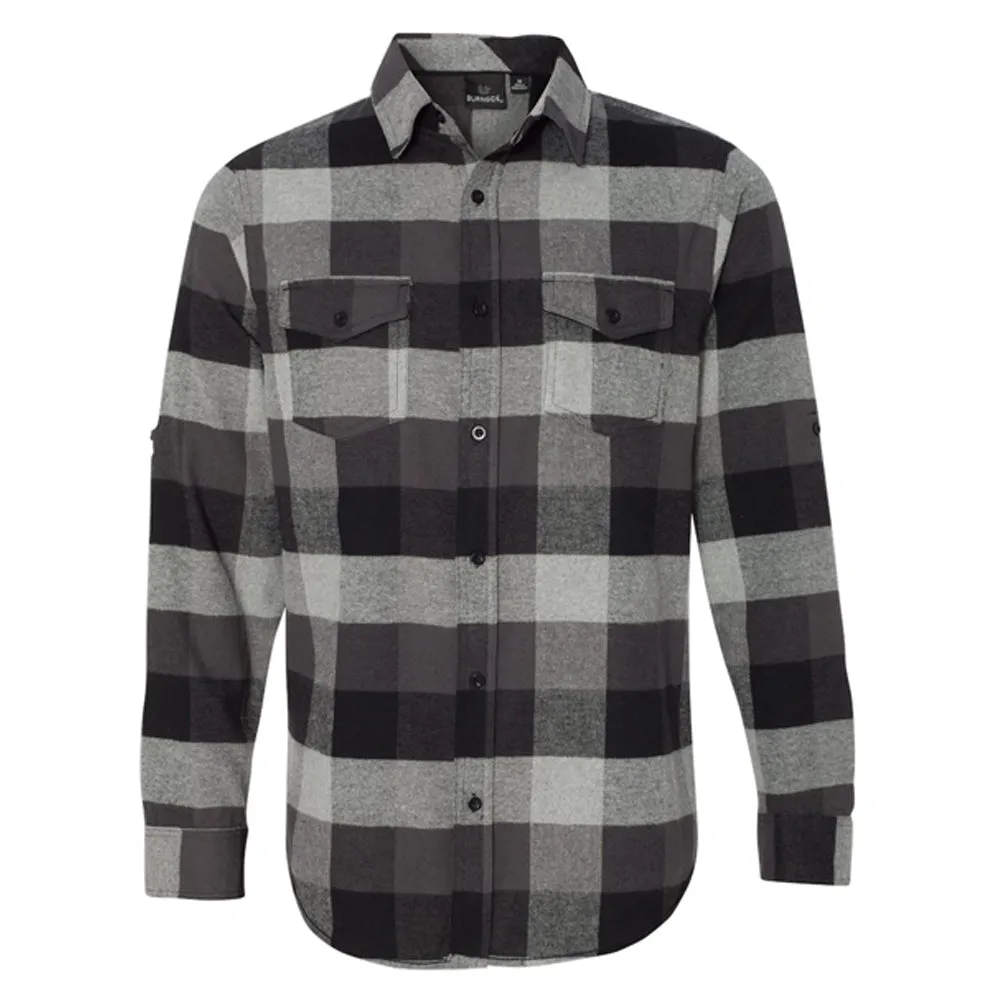 Burnside Yarn-Dyed Long Sleeve Flannel Shirt