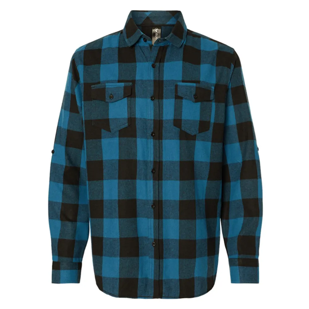 Burnside Yarn-Dyed Long Sleeve Flannel Shirt