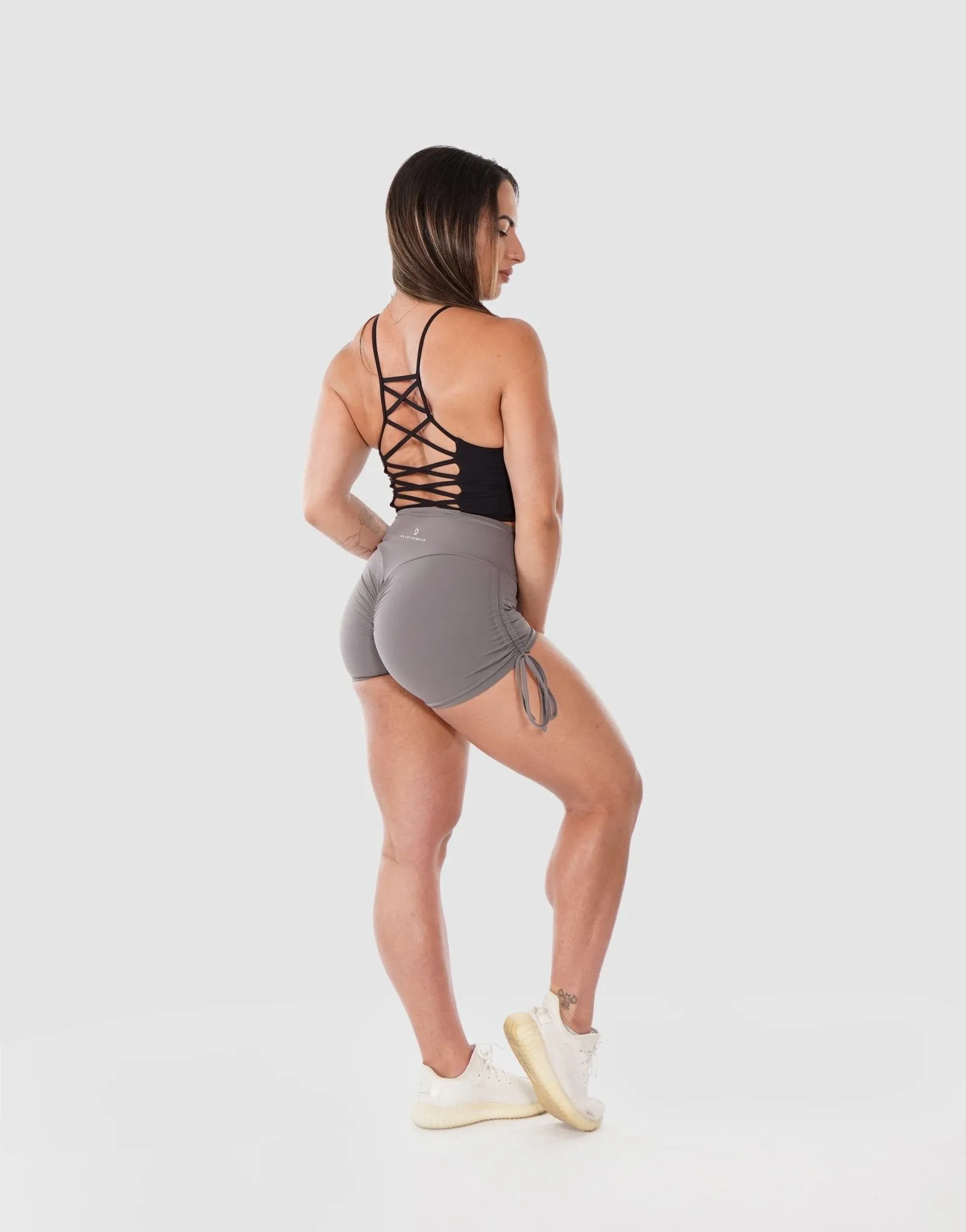 Buttercream Tie Up Scrunch Bum Short