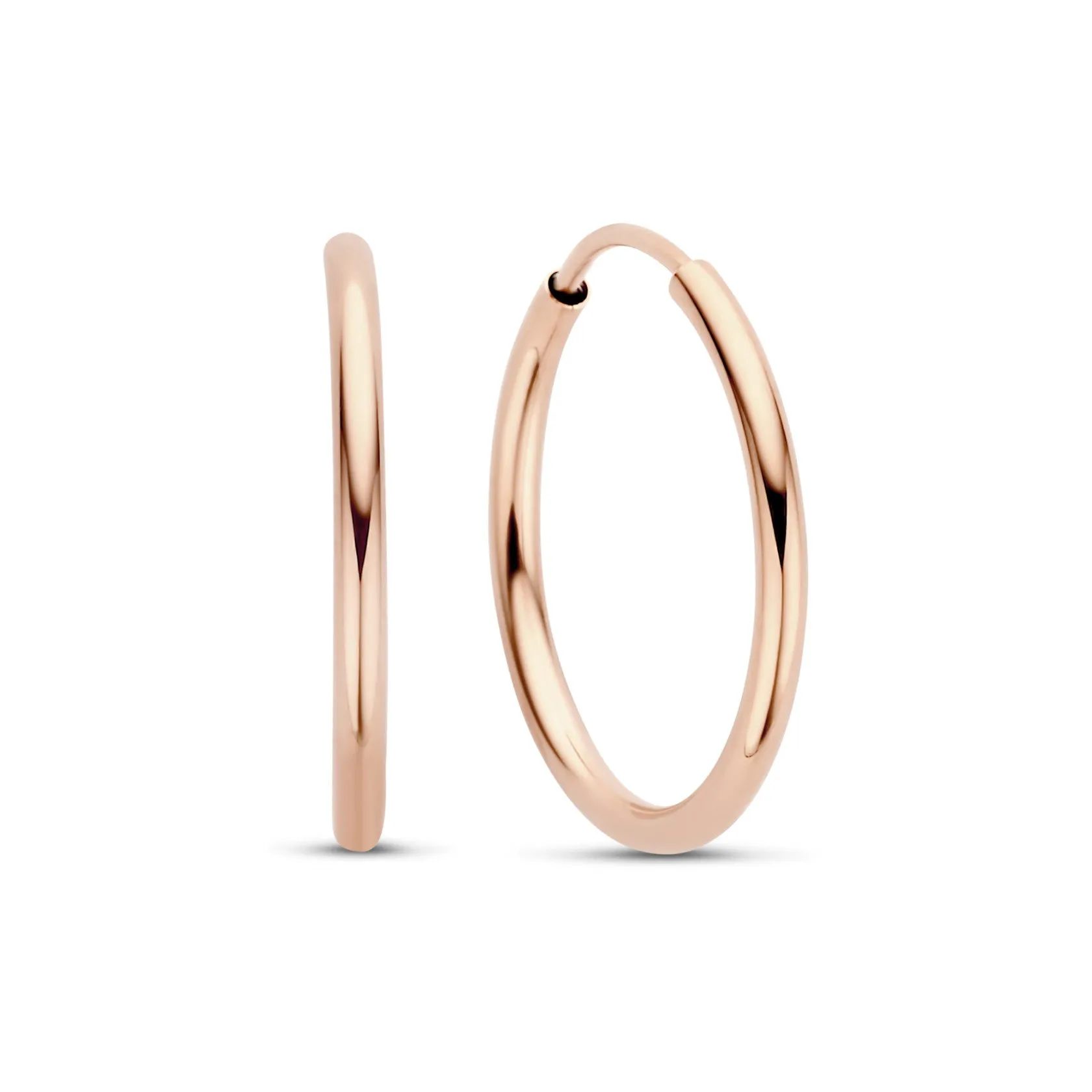 Cadeau d'Isabel 14 karat rose gold earring set