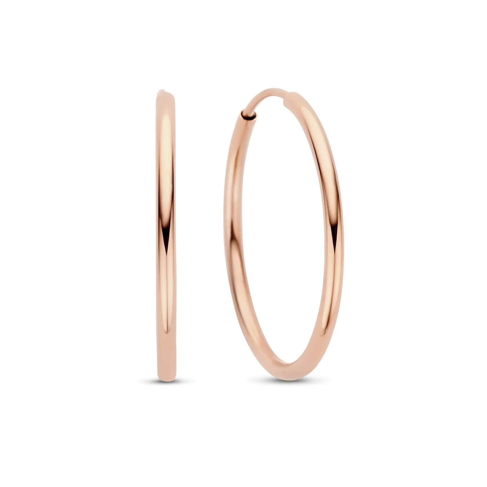 Cadeau d'Isabel 14 karat rose gold earring set