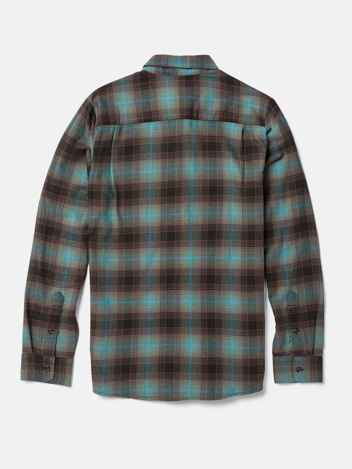 Caden Plaid Long Sleeve Shirt - Black