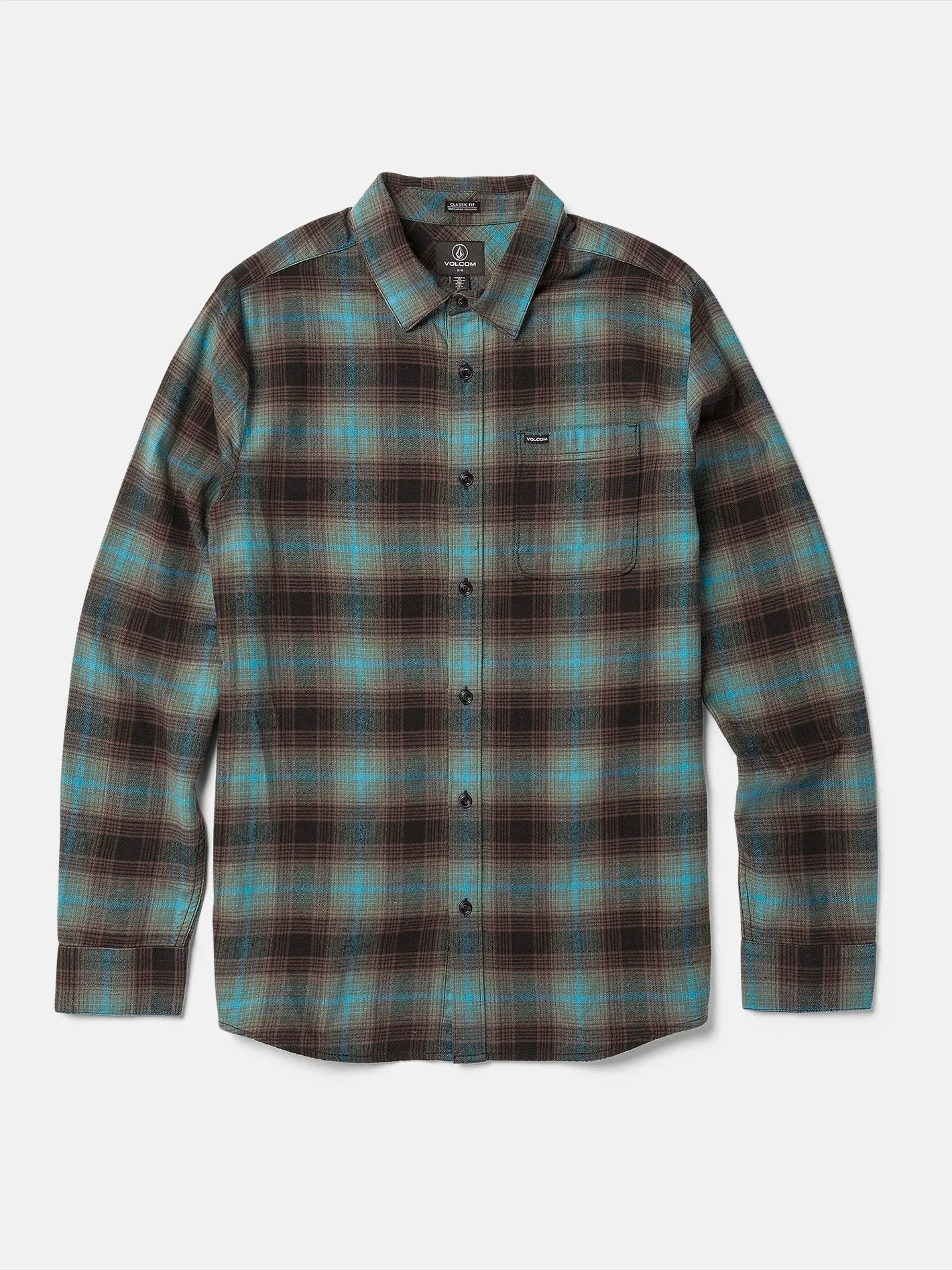 Caden Plaid Long Sleeve Shirt - Black