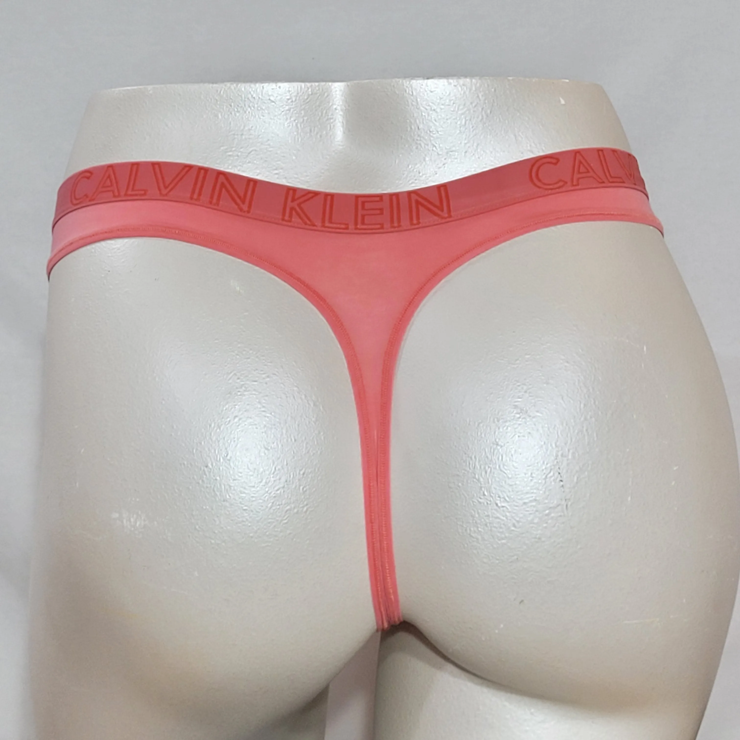 Calvin Klein QD3636 CK Ultimate Cotton Thong MEDIUM Orange NWT