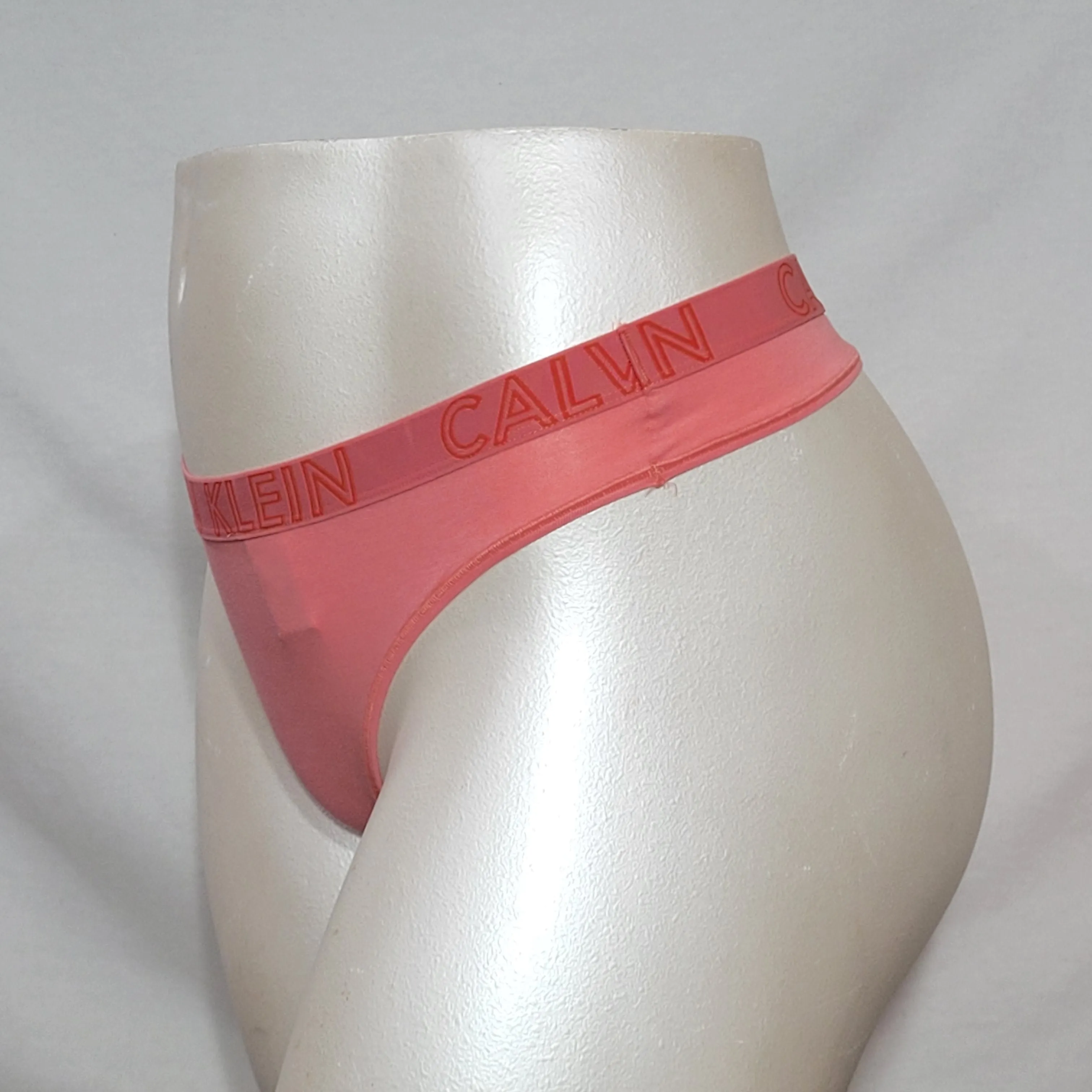 Calvin Klein QD3636 CK Ultimate Cotton Thong MEDIUM Orange NWT