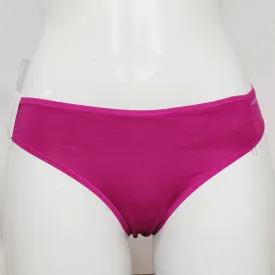 Calvin Klein QD3643 Cotton Form Thong LARGE Raspberry Pink NWT