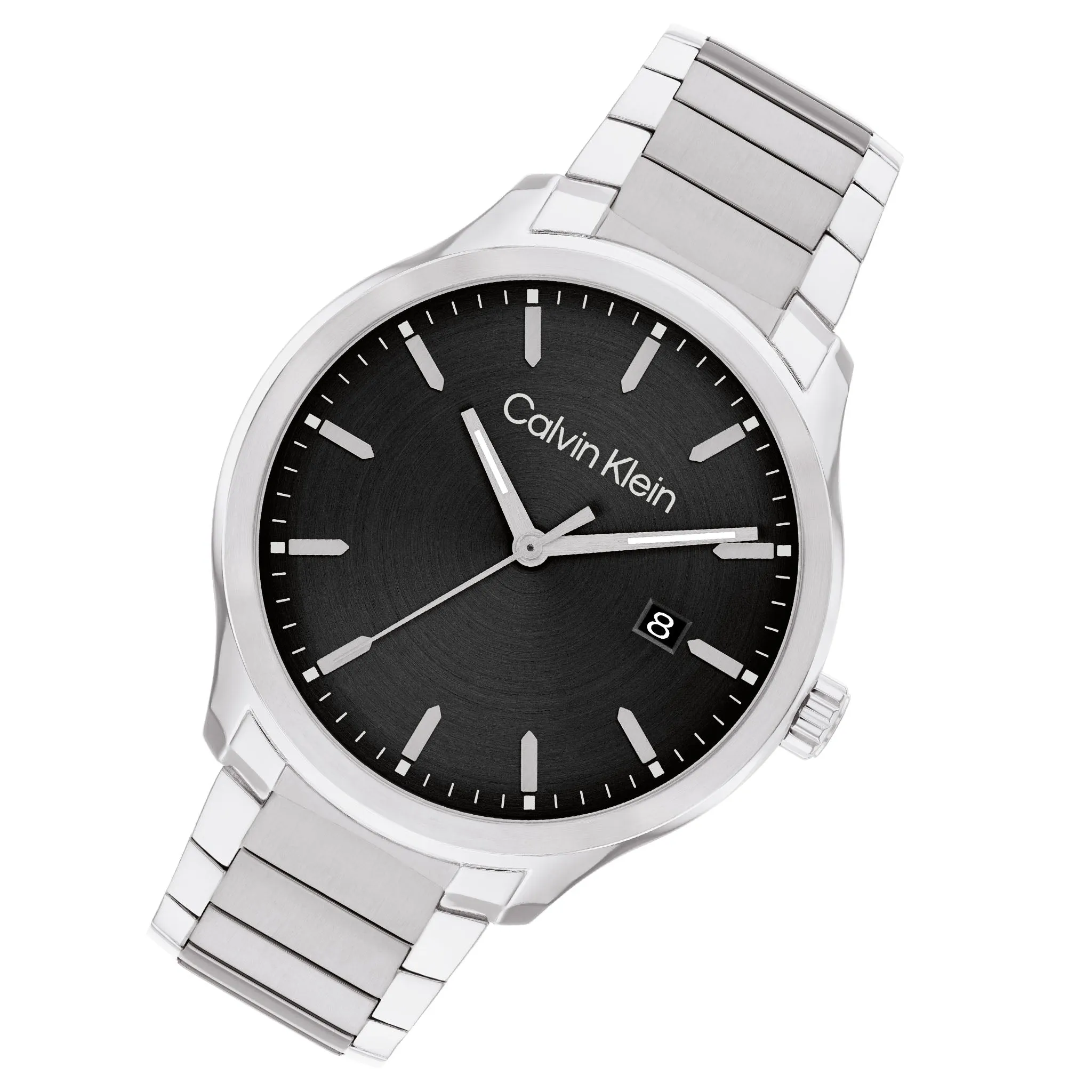 Calvin Klein Stainless Steel Black Dial Men's Watch - 25200348