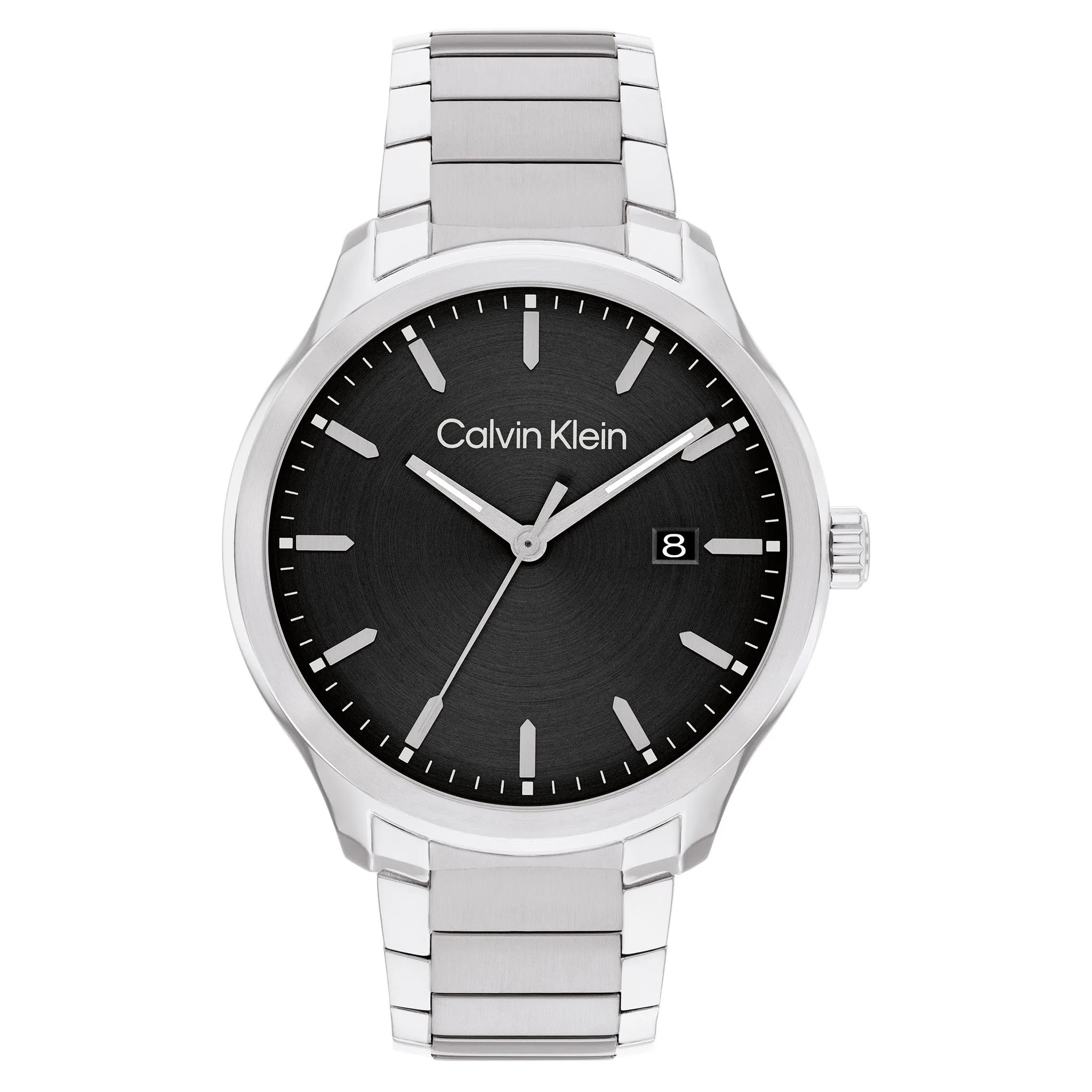 Calvin Klein Stainless Steel Black Dial Men's Watch - 25200348