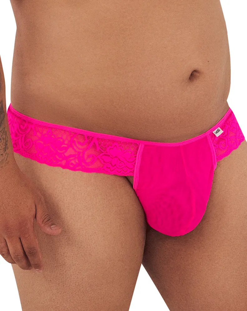 Candyman 99392x Lace Thongs Hot pink