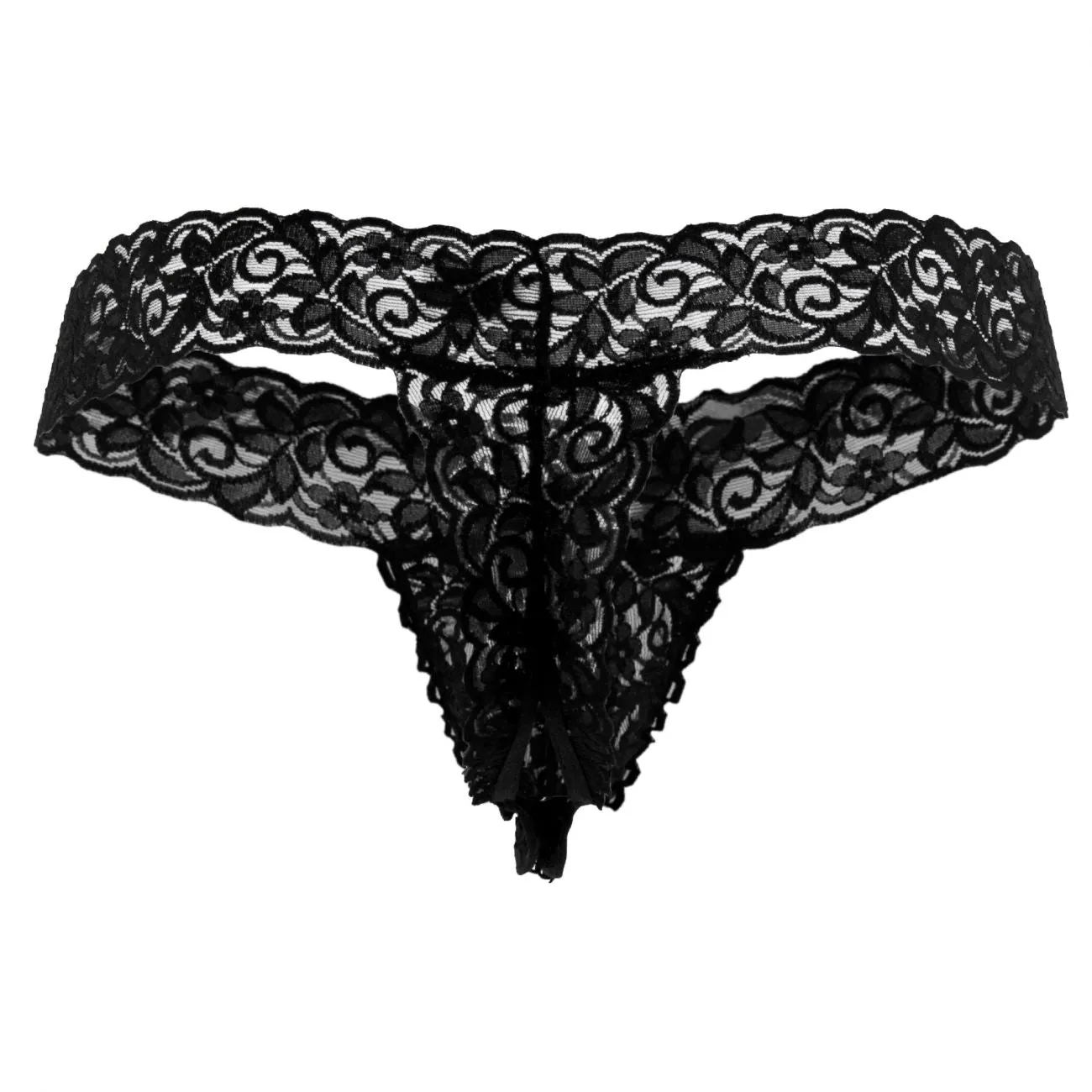 CandyMan Peek a Boo Lace Thongs