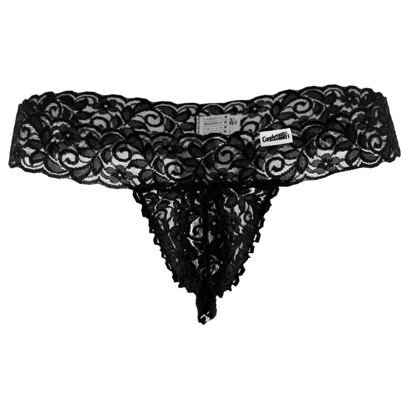 CandyMan Peek a Boo Lace Thongs