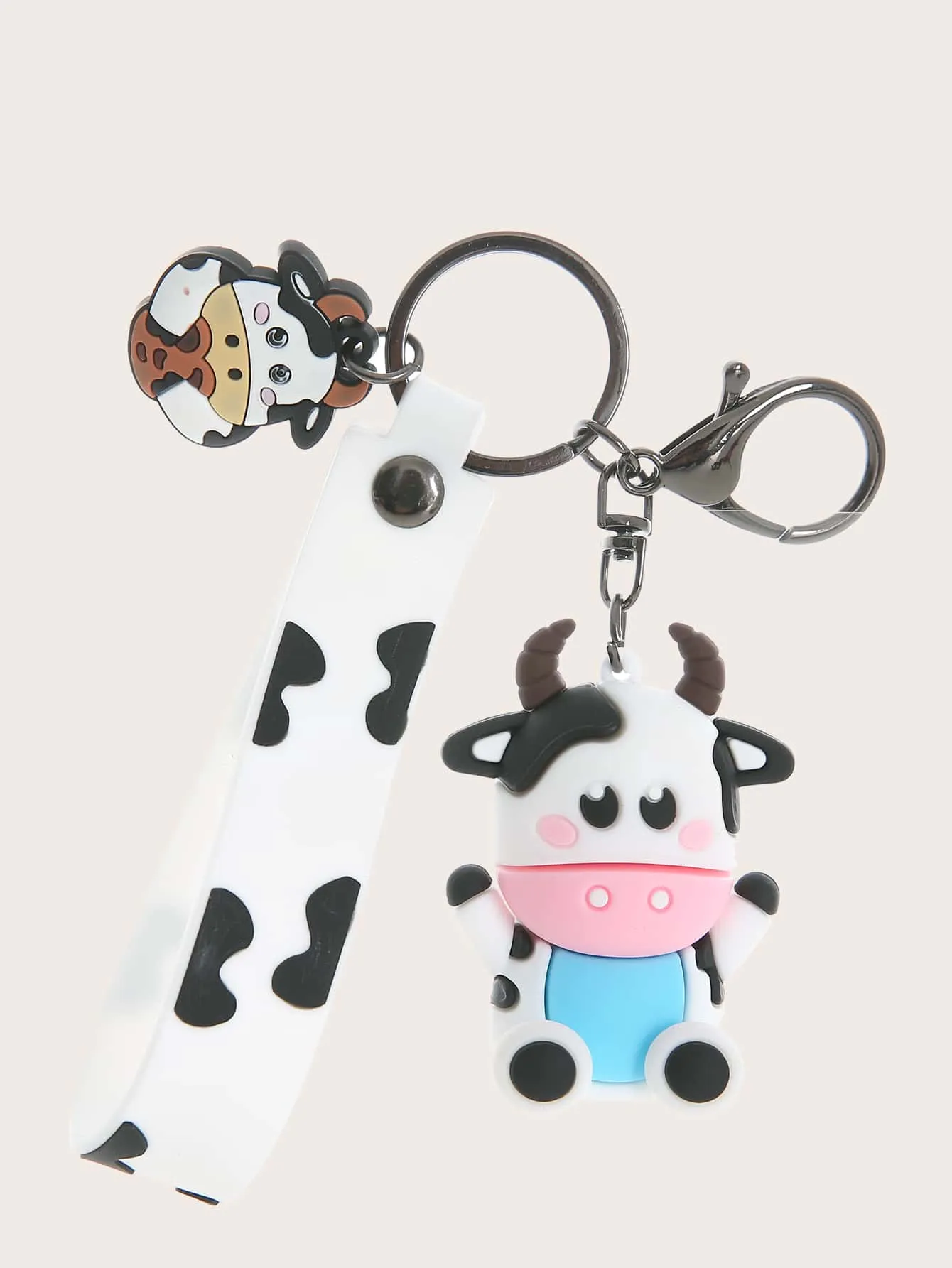 Cartoon Cow Decor Bag Charm