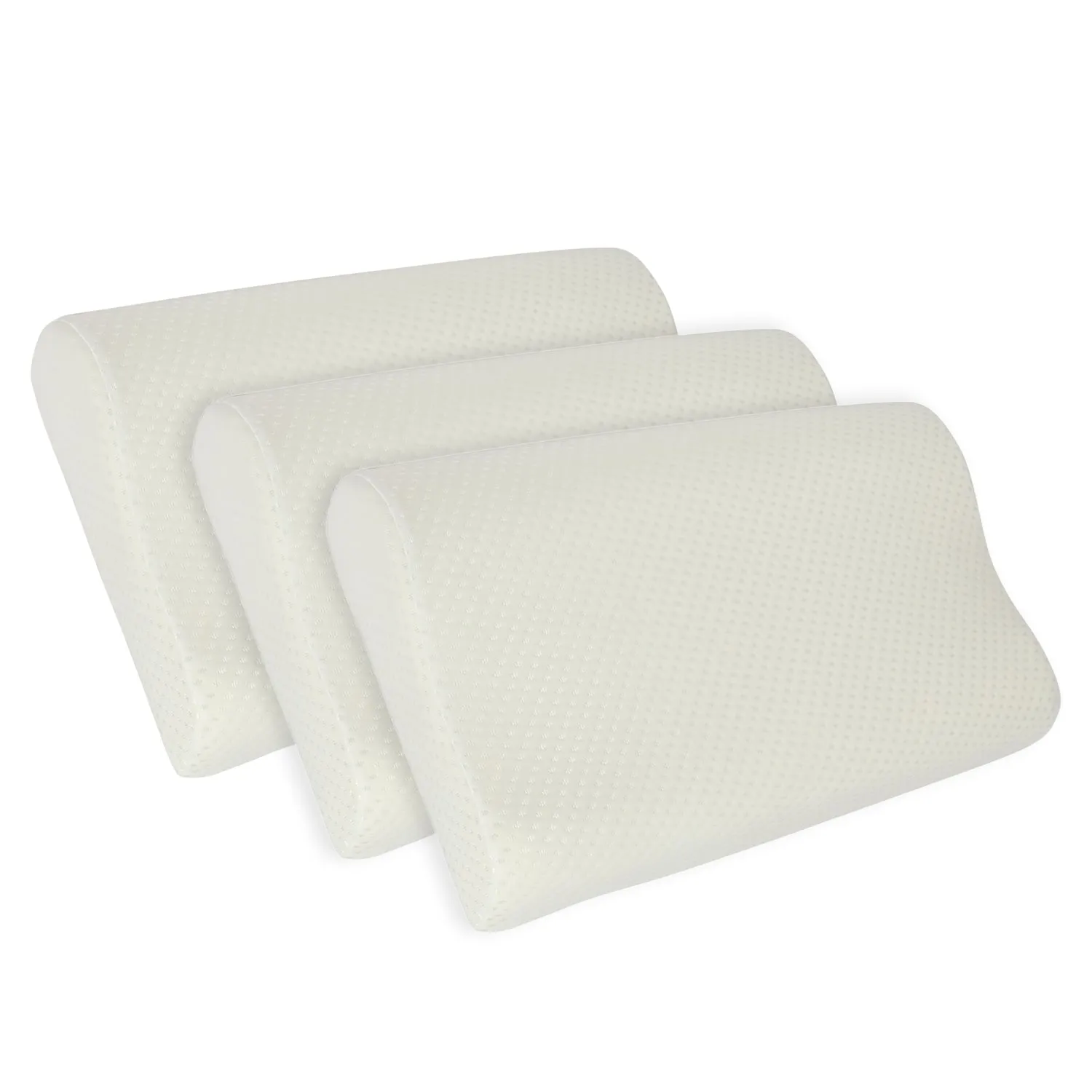 Cervical Pillow for Neck Pain | Contoured Orthopedic Memory Foam Pillow with Cooling Gel