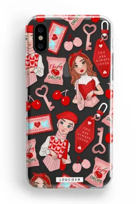 Cherry Love - KLEARLUX™ Special Edition To Be Loved Collection Phone Case | LOUCASE