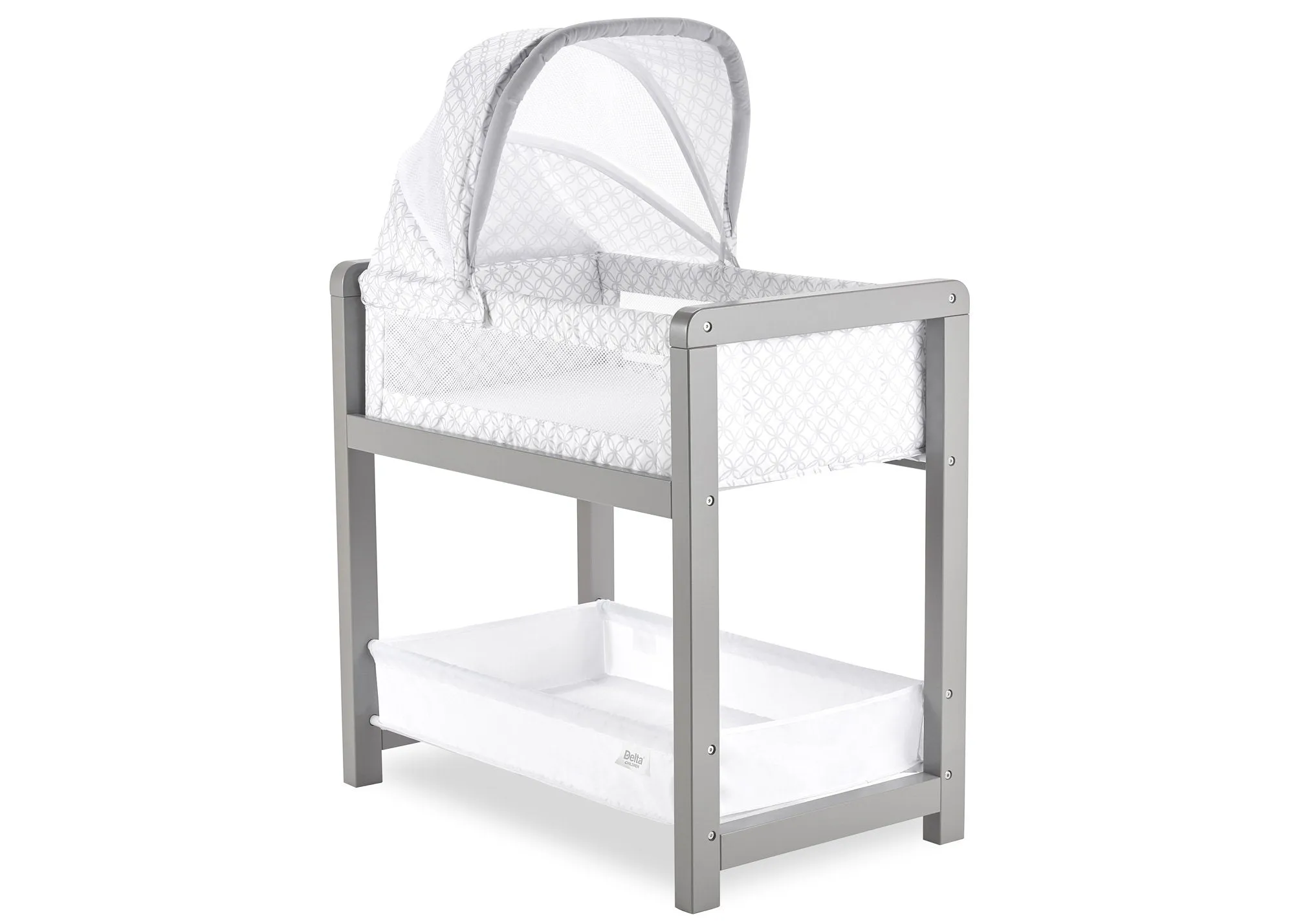 Classic Deluxe Wood Bedside Bassinet Sleeper