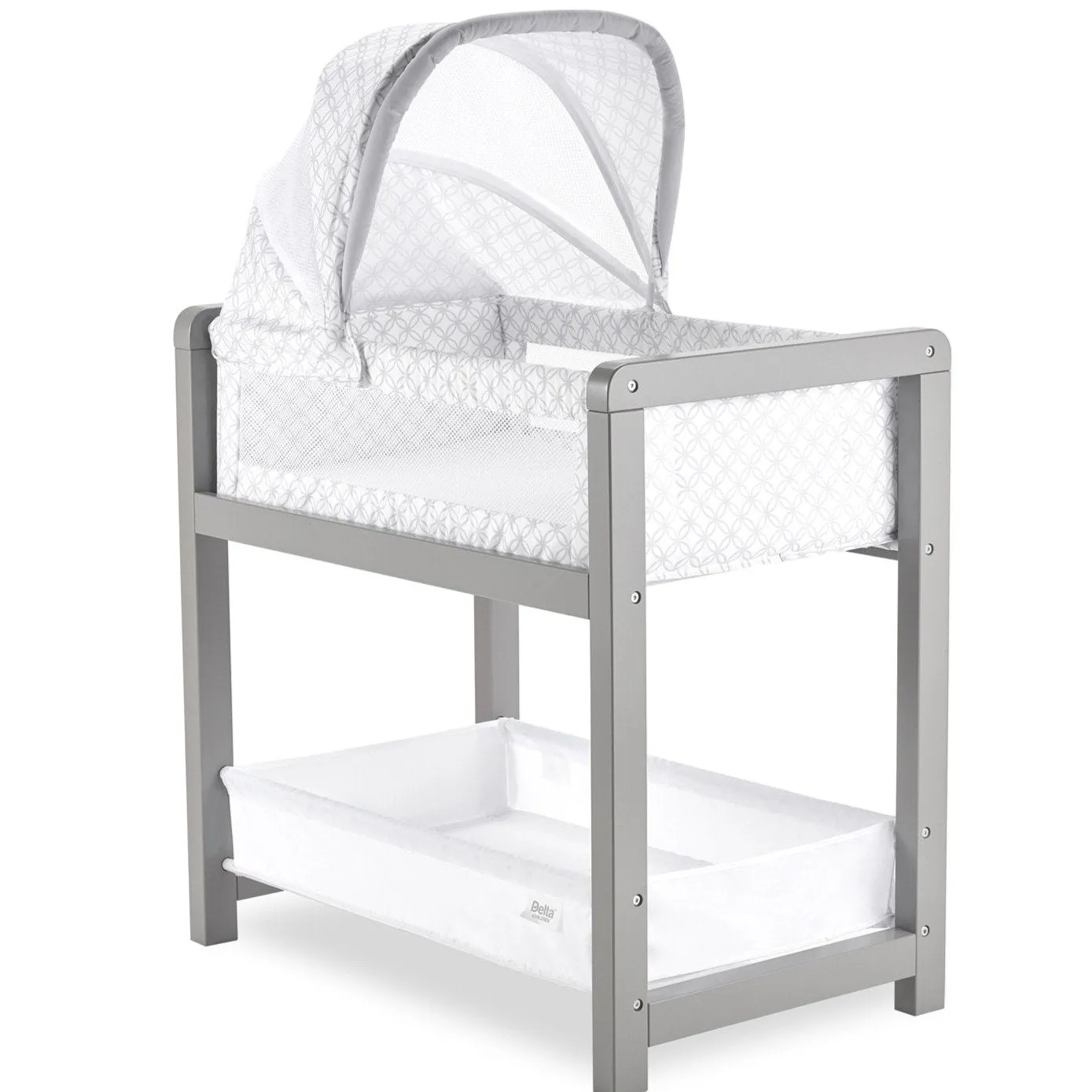 Classic Deluxe Wood Bedside Bassinet Sleeper