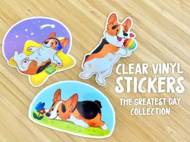 Clear Vinyl Stickers The Greatest Day Collection