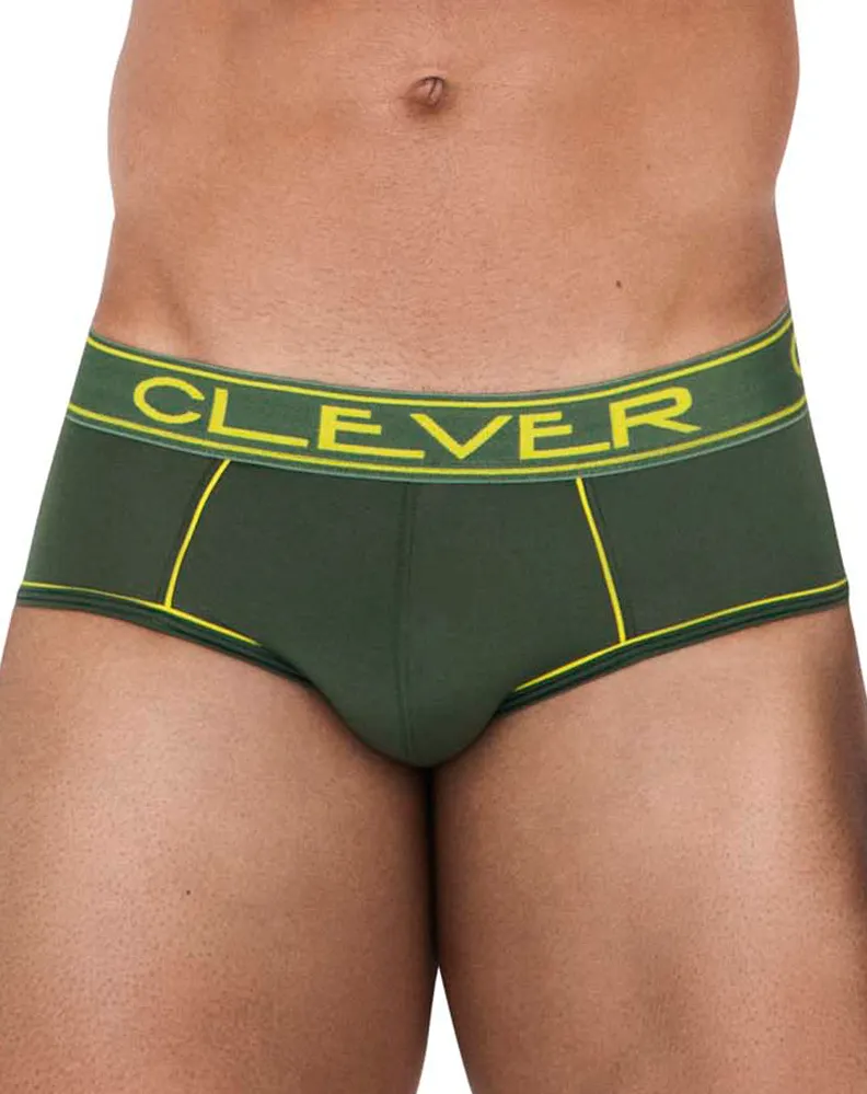 Clever 1527 Strait Briefs Green