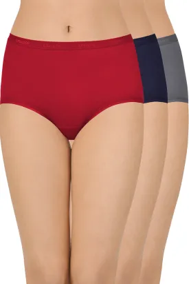 Cotton Full-Brief Solid Pack of 3 (Combo 11)