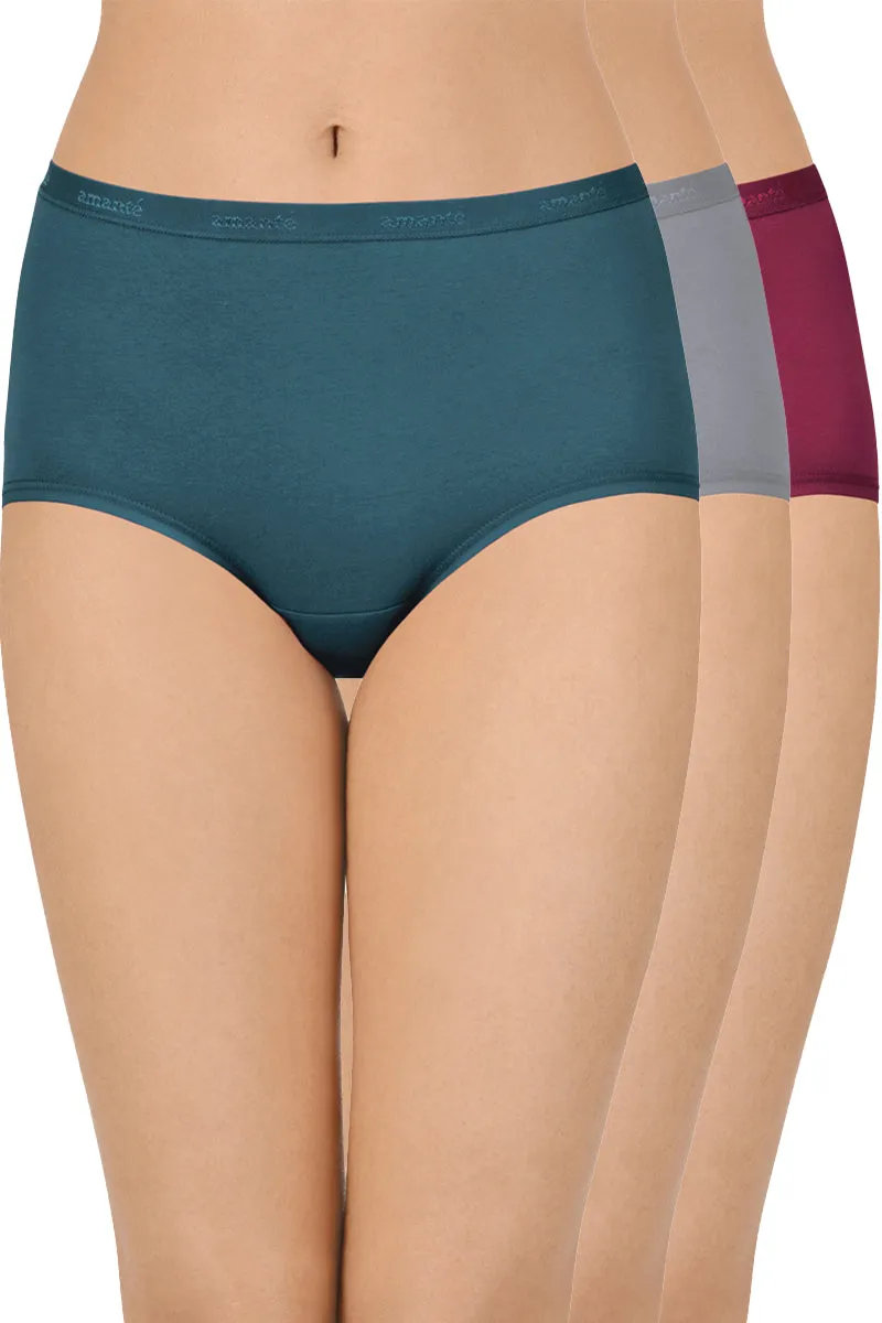 Cotton Full-Brief Solid Pack of 3