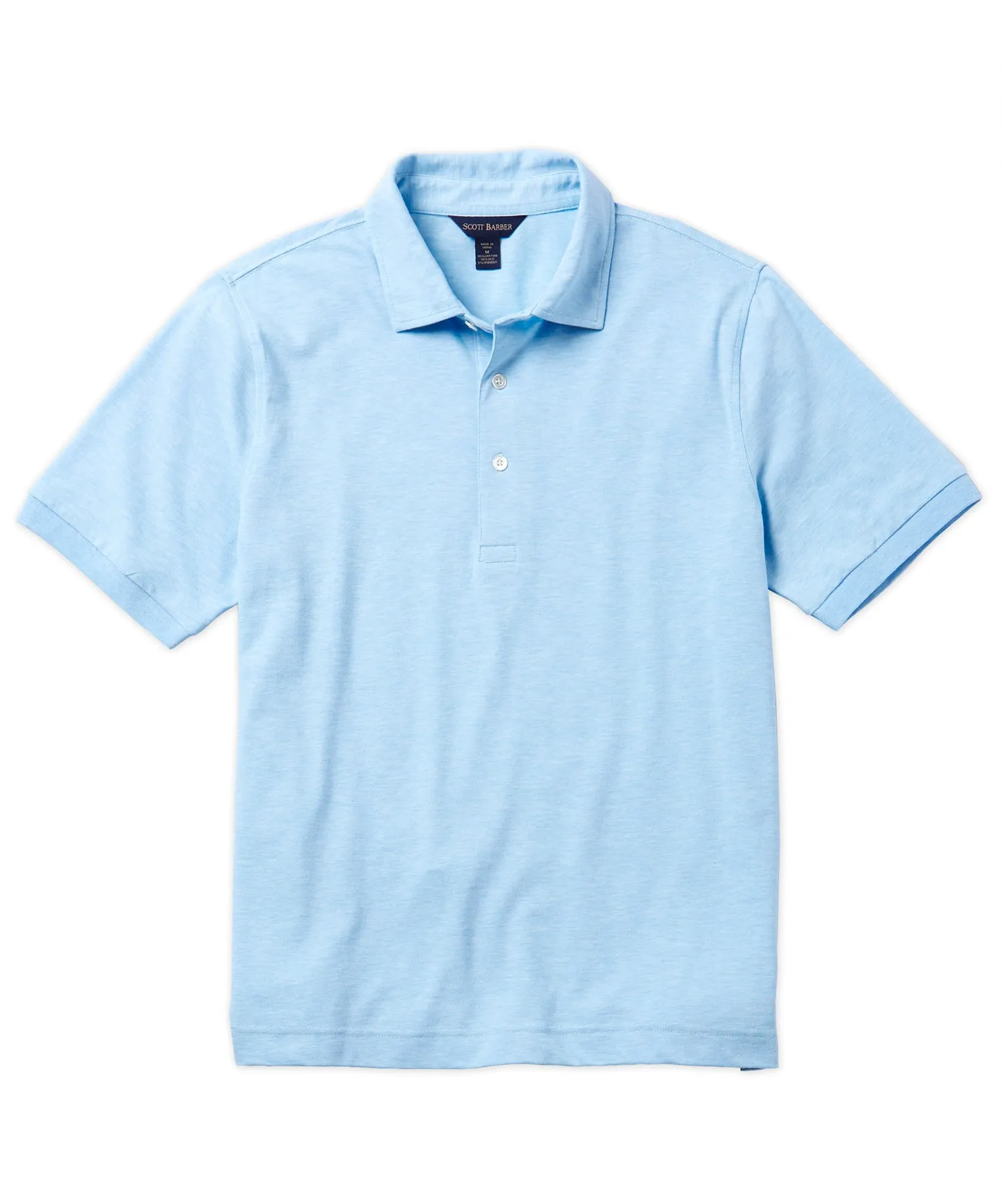 Cotton-Silk Pique Polo Shirt