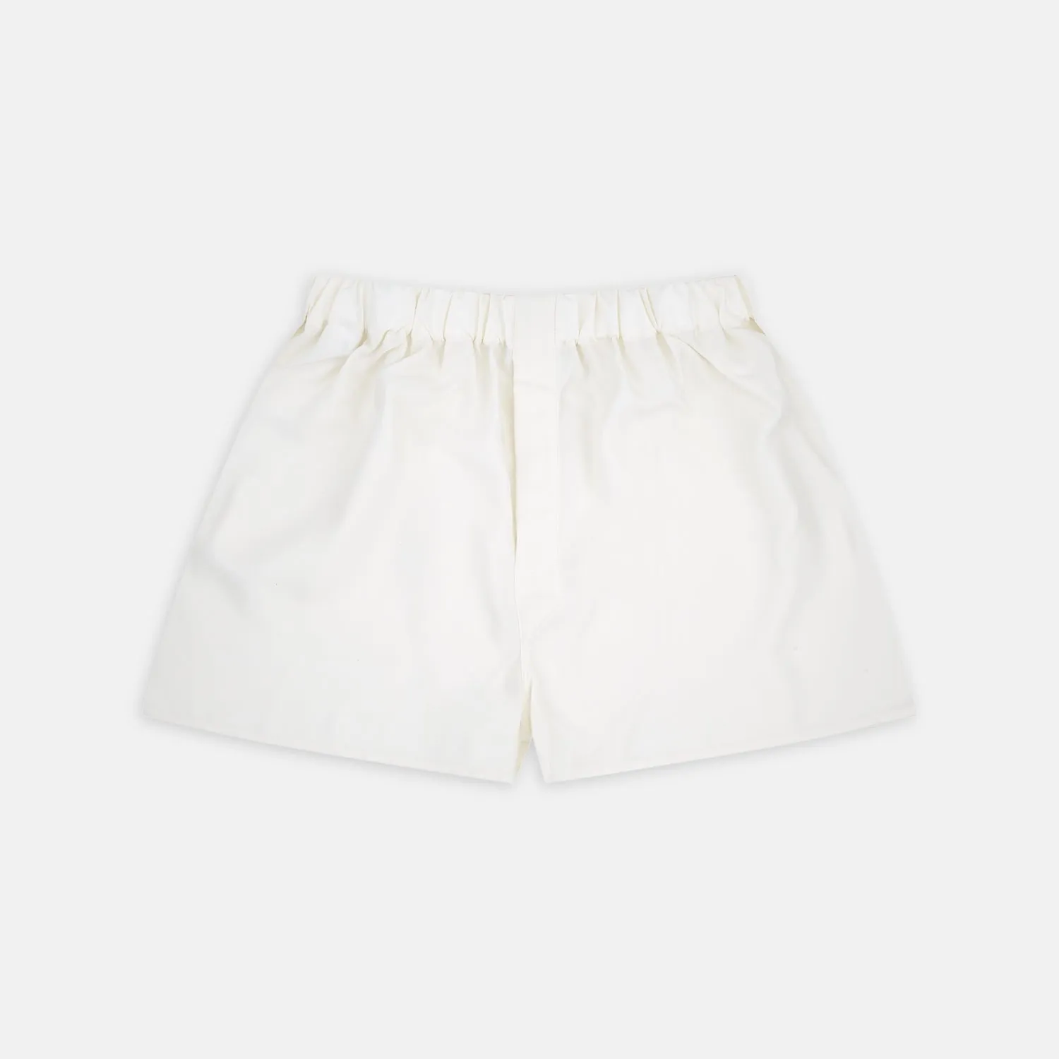 Cream Silk Boxer Shorts